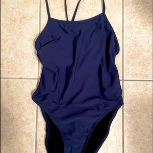 Jolyn Navy solid print- size 34 Brandon 2